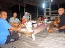 Ahman invited us to his home for dinner.  We are Indonesian style, low table and sitting on the floor. They served us fish, crabs, several new to us vegetables, fish balls, and a few others I have forgotten.  The primary means of income for the islanders is fishing.